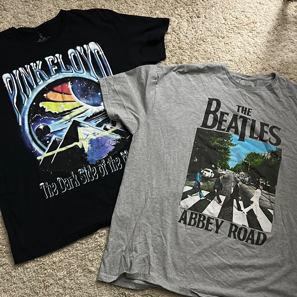Mens 2xl band shirt bundle